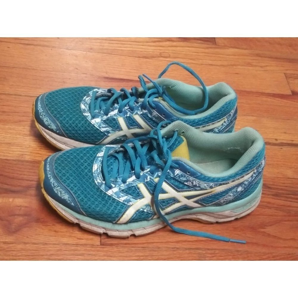 Asics Gel Excite 4 Women's Running Shoes T6E8N Size US 8.5 preowned blue